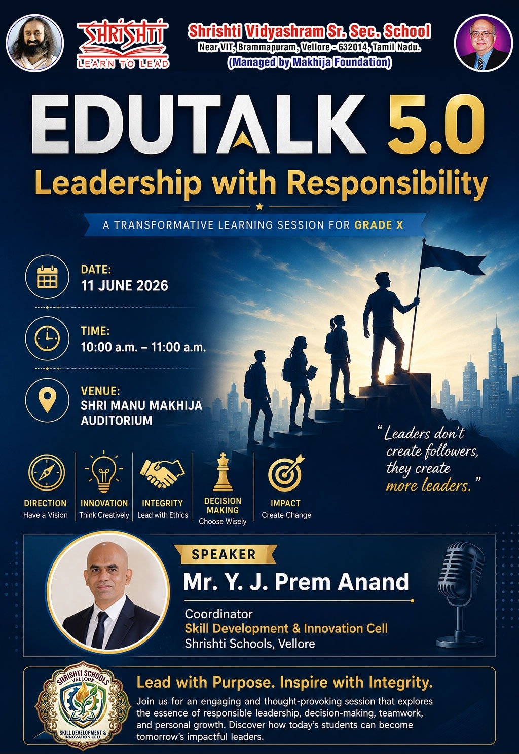 Edutalk 5.0 - Leadership with Responsibility for Grade X